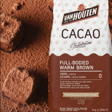 CACAO AMARO VAN HOUTEN WARM BROWN KG 1X6